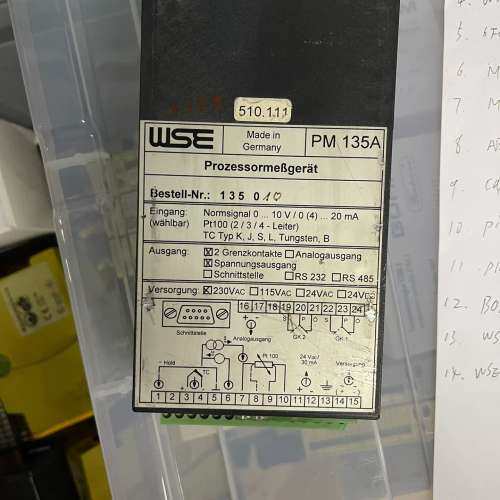 WSE Wald 135 010 PM135A 工业测