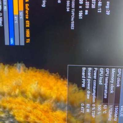 七彩虹 GTX1050Ti 灵动鲨 4GD5拆机显卡