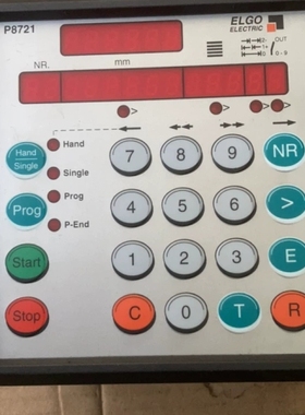 ELGO P8721单轴控制器，实物图片，图片上有参数