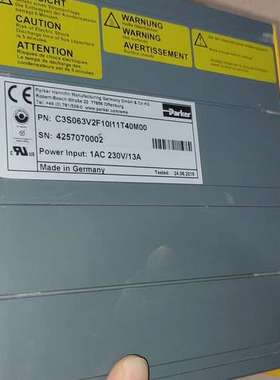 Parker派克伺服驱动器Compax3，型号C3S063V