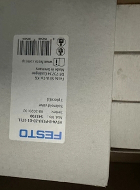 FESTO全新单片阀VSVA- B- P53U-2D-D1-