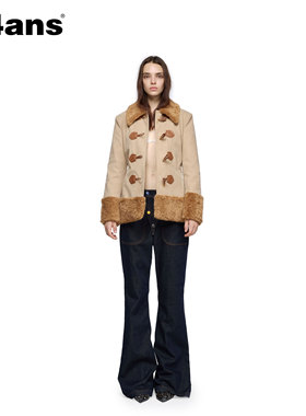 24ANS LTD已有10年专注于做服装设计 |  毛绒拼接外套