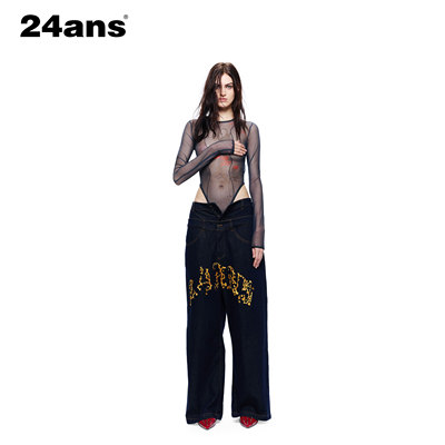 24ANS LTD 轻亚打底⑴朋克印花⑵立体花边