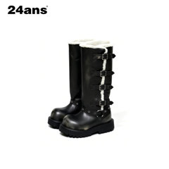 24ANS LTD 可翻折两穿骑士靴 雪地靴