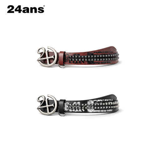 24ANS LTD【汪苏泷同款】皮带 ⑴朋克印花⑵手工铆钉⑶定制带头