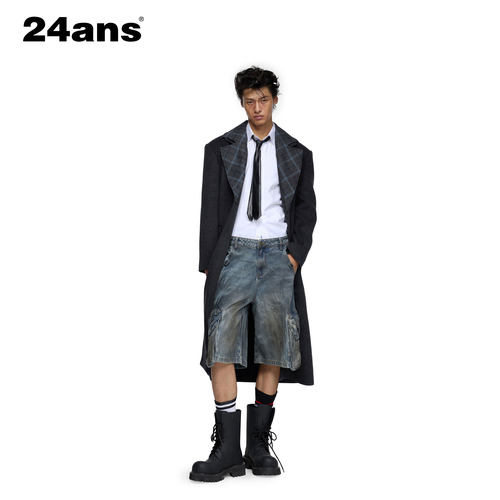 24ANS LTD副线TMN 男女同款羊毛大衣