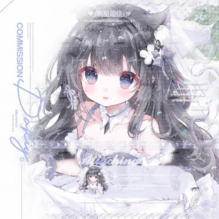 [女头19张]豆小胖花嫁 卡通动漫女生头像 高清无水印