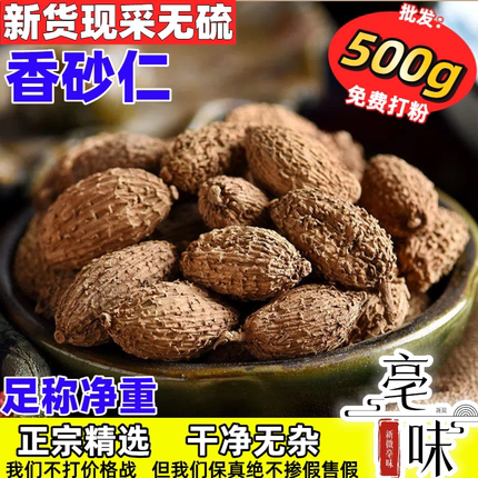 砂仁中药材正宗毛砂仁正品香料特产砂仁果泡水新货卤肉炖菜调味料