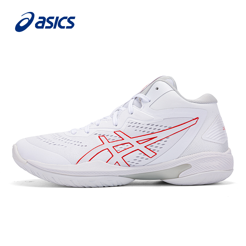 ASICS亚瑟士男鞋GELHOOP V15篮球鞋缓震透气官方白色高帮运动球鞋