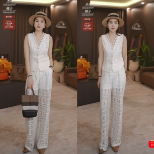 新款 夏季 杰哥粉丝专享 A008 直筒裤 套装 宽松透气显瘦马甲