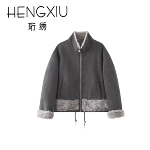 【欢欢专享】 2025冬季新款高级感短款加绒保暖短外套 A20765