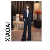 芊芊粉丝专享 套装 2026春季 西装 显瘦气质两件套A30063 高定时尚