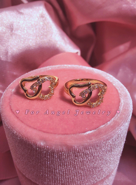 欧美风微镶满钻皓石超闪戒指