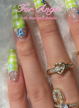 forangel自制爱心皮戒指