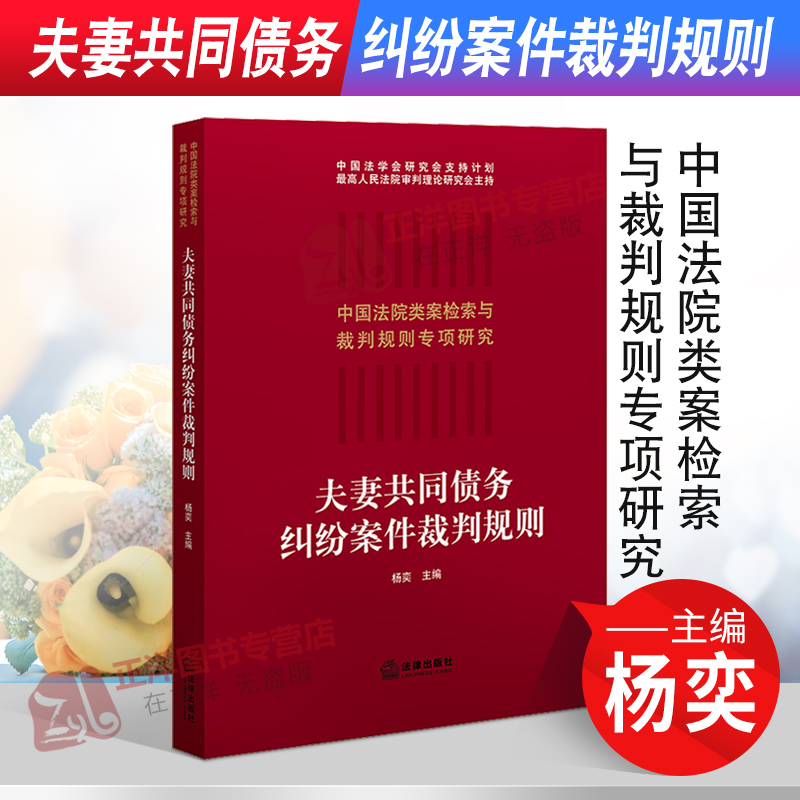 2021新 夫妻共同债务纠纷案件裁判规则 中国法院类案检索与裁判规则专项研究 夫妻债务经济纠纷审判案例司法实务工具书 法律出版社