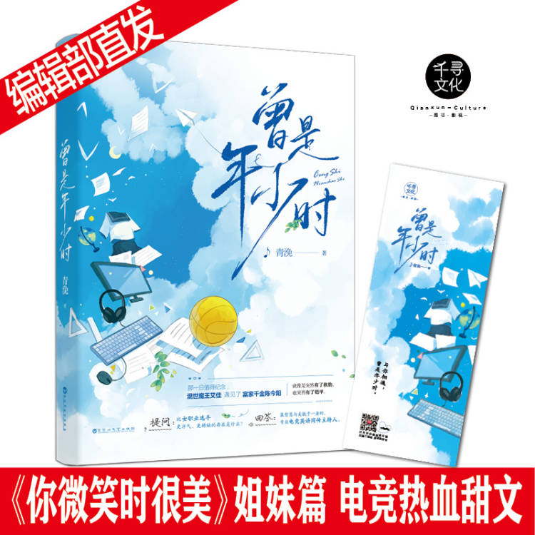 正版曾是年少时 你微笑时很美姊妹篇 晋江高人气混世魔王艾佳VS富家千金陈今阳 青浼青春言情电竞小说实体书正版书籍