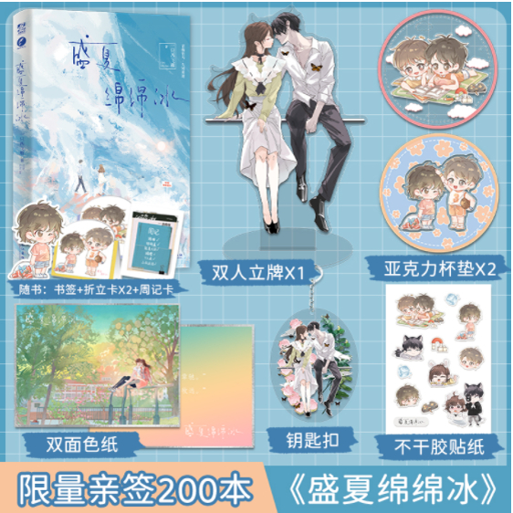 【认准正版】盛夏绵绵冰 一只西飞雁著 新增番外 久别重逢校园甜文 坚韧乐观胡牧远×黏人大醋精章驰 都市言情校园青春文学小说书