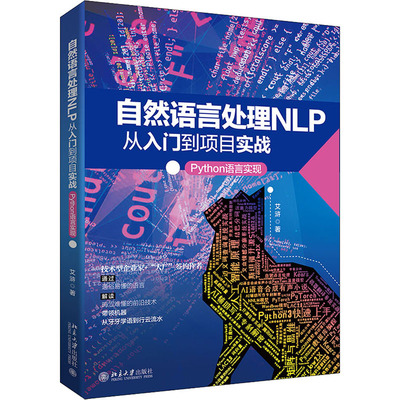 正版现货 自然语言处理NLP 从入门到项目实战 Python语言实现 艾浒 北京大学出版社9787301324837