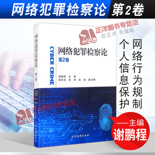 2021新书 网络犯罪检察论 第2卷 谢鹏程 网络行为规制 个人信息保护 类案研究 互联网集资诈骗犯罪 金融犯罪 大数据证据 法律书籍