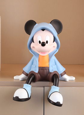 卡通坐姿米奇摆件客厅