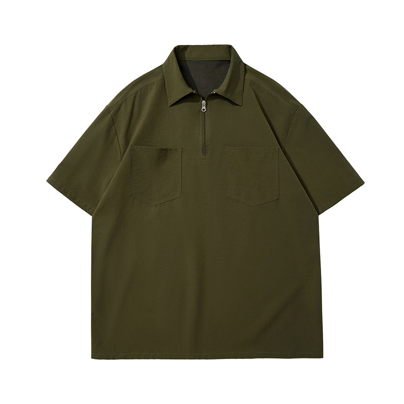 cityboy潮牌多口袋衬衫男短袖polo衫上衣服T恤短袖HY298TP45控68,男装Polo衫,电商A102B