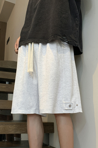 短裤夏季舒适面料薄款短裤简约百搭休闲裤男女同款K546TP30控49图片