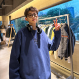 情侣装t恤男冬季百搭基础款长袖体恤美式高街春秋潮牌圆领打底衫，男装T恤，电商A102B