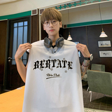 新款美式外穿篮球运动服套装潮流无袖宽松休闲运动服T13TP55，男装衬衫，电商A102B