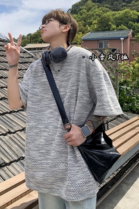 免烫百搭款透气舒适小香风设计短袖T恤圆领打底衫HY541P45控68图片