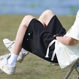 2024夏季薄款运动短裤男美式高街宽松休闲五分裤潮流阔腿直筒中裤，男装休闲裤，电商A102B