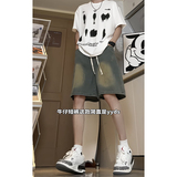 ins风做旧水洗短裤新款潮牌抓痕设计牛仔短裤K529TP40控58，男装休闲裤，电商A102B