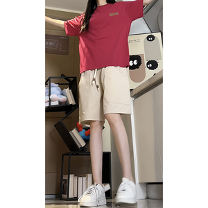 夏季日系CityBoy纯色宽松休闲短裤男工装五分裤K373TP35控49图片