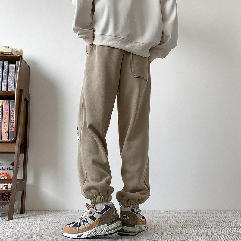 美式大码男士运动裤新款束脚卫裤潮牌休闲裤子K467TP45控75,男装休闲裤,电商A102B