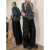 百搭简约休闲裤新款运动可拆卸五分裤青春校园款K555P45控68，男装休闲裤，电商A102B