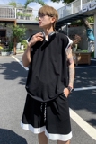 潮流时尚新款宽松休闲运动服美式外穿篮球运动服套装T10TP50控78，男装衬衫，电商A102B