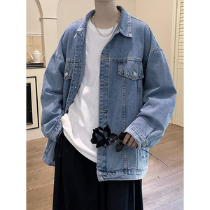 新款夹克衫美式高街牛仔外套男女慵懒风情侣百搭上衣HY28P70控98图片 新款夹克衫美式高街牛仔外套男女慵懒风情侣百搭上衣HY28P70控98图片