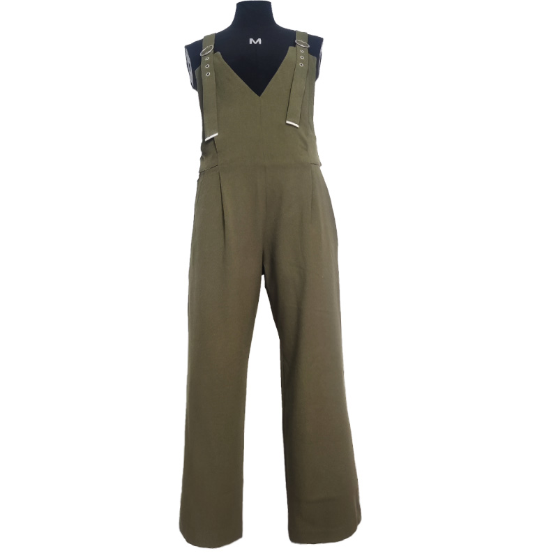 纤衣姐姐 摩 时尚百搭背带式连体裤 自配上衣内搭连衣裤女