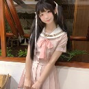 【芝芝耶耶】一封信原创jk水手服粉色制服套装收腰显瘦学院风