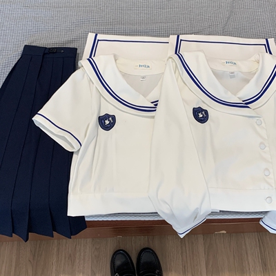 一封信海岸线鸟章水手服