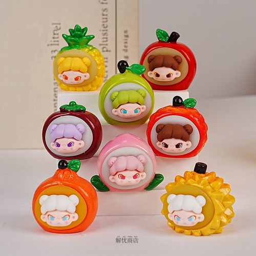 解忧商店可爱卡通潮玩工位摆件