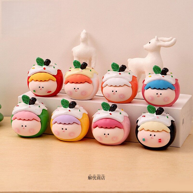 解忧商店圣诞树娃娃萌粒摆件礼物