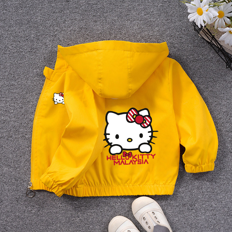 2025新款韩版儿童洋气夹克衫女孩春装拉链衫上衣女童休闲外套春秋