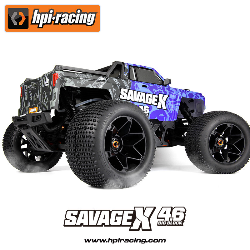 HPI Savage X 4.6 V2 GT-6 1/8 RC燃油遥控油动甲醇发动机大脚车