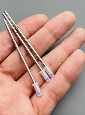 迷你钛合金伸缩笔专用笔芯迷你纯钛圆珠笔0.5黑色笔芯油性笔芯