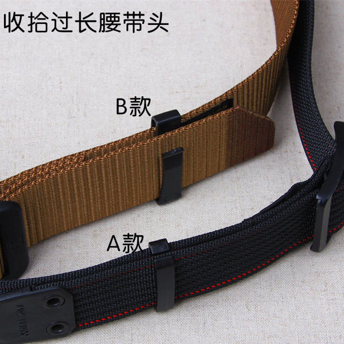弧形挂扣织带夹腰带夹 尾夹 腰带环皮带圈卡扣背包配件夹织带收纳