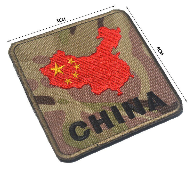 五星红旗魔术贴臂章士气章徽章