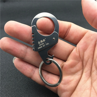 不锈钢袖 正品 三刃木 SK036E 钥匙扣扳手汽车钥匙链工具 珍开瓶器