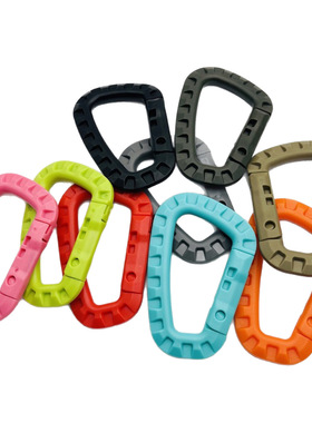 EDC户外大D扣 战术挂扣 ITW D型扣 背包挂扣 登山扣钥匙扣大号