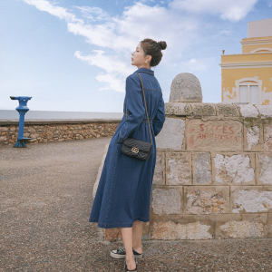 现货 ！2021春装新款 牛仔连衣裙8207P115控价168图片