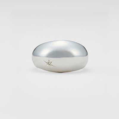 女纯银日系六芒星戒指